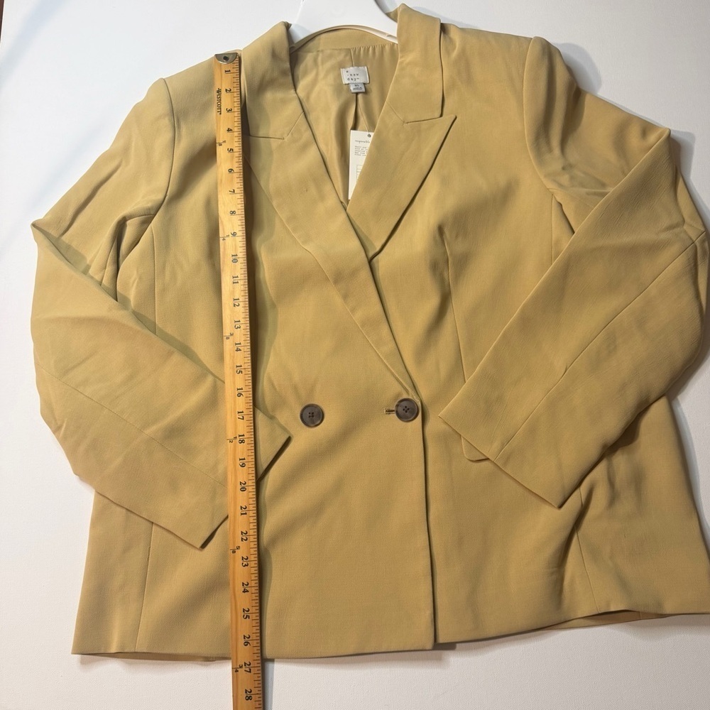 NWT Women's Signature Crepe Slim Fit Blazer - A New Day™ Size XL - Picture 7 of 7